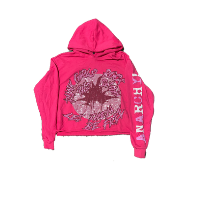 PINK PUNK GIRLS HOODIE
