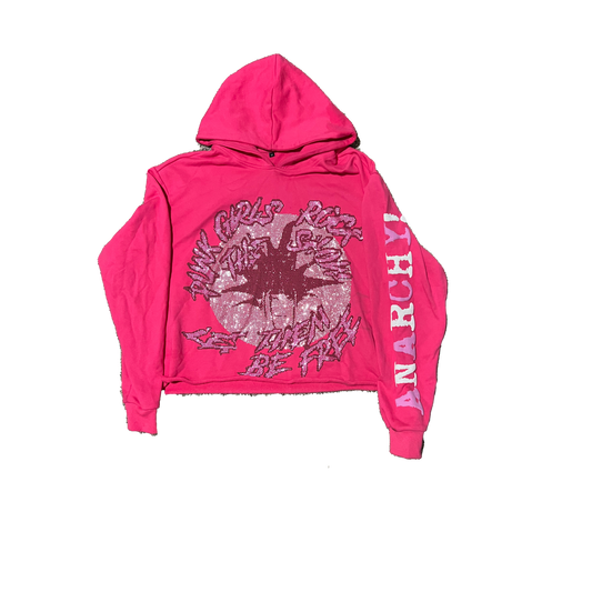 PINK PUNK GIRLS HOODIE